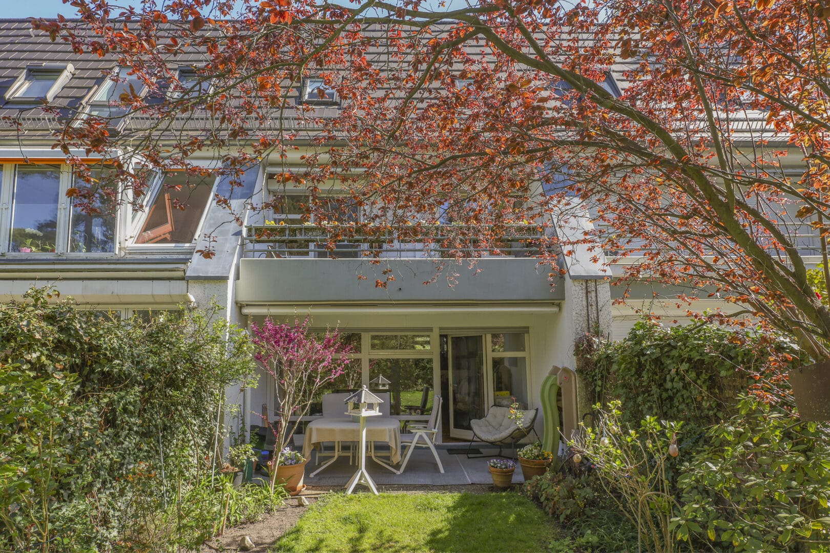 Balkon, Terrasse und Garten