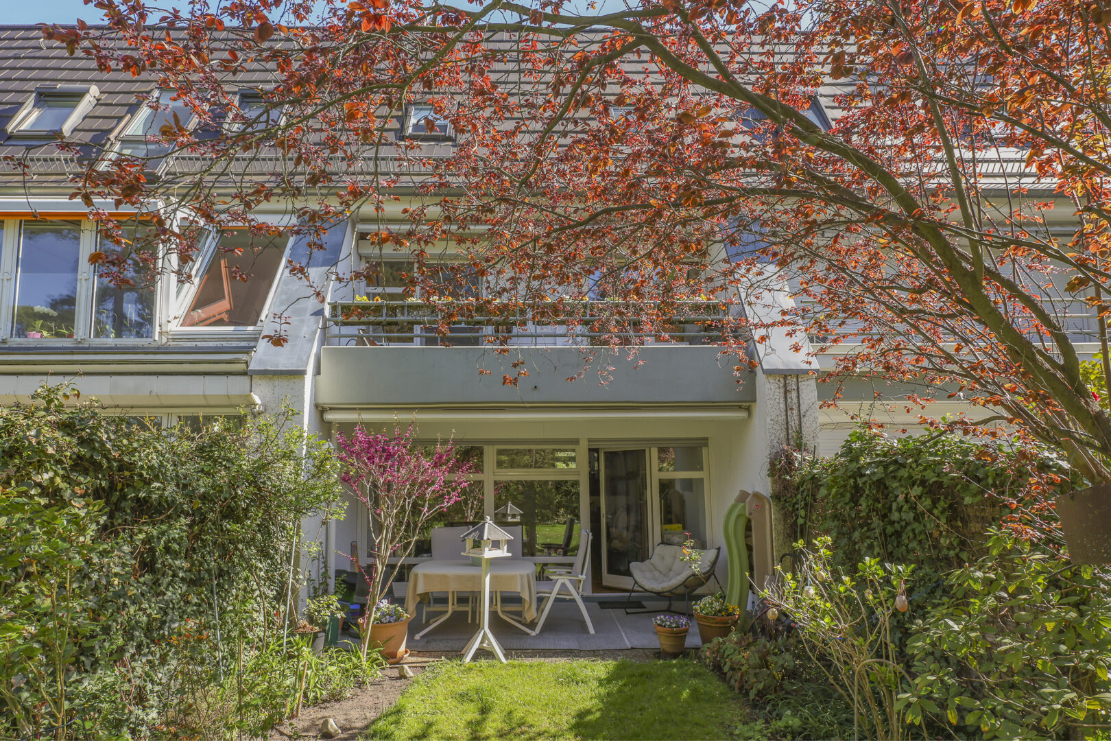 Balkon, Terrasse und Garten