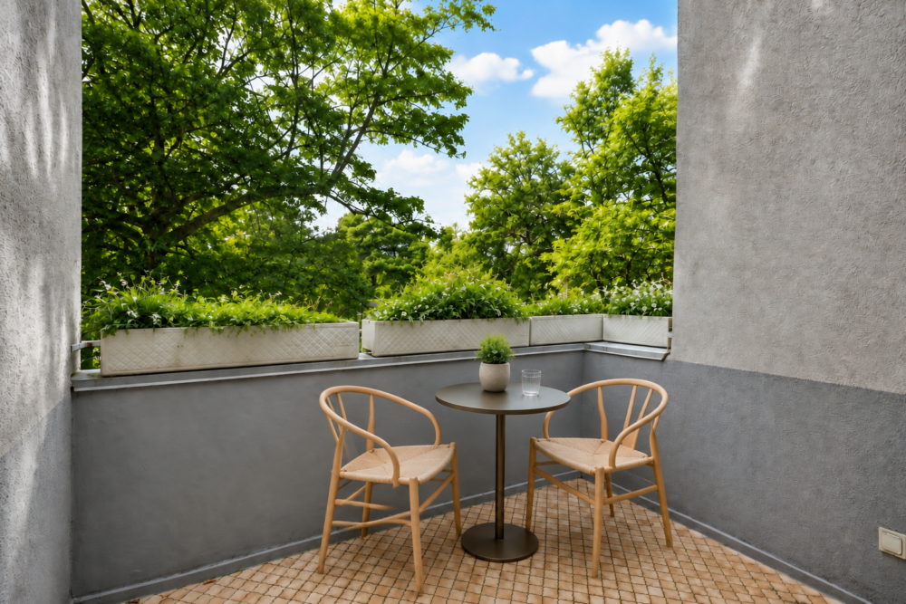 KI Rendering Balkon